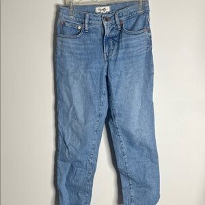 Madewell Classic Blue Straight Leg Jeans